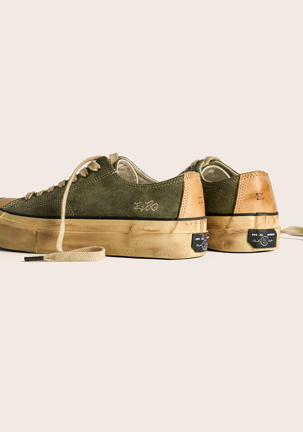 PIPG丨Washed Suede Canvas Sneakers - PSYLOS 1, PIPG丨Washed Suede Canvas Sneakers, Canvas Sneakers, PIPG, PSYLOS 1